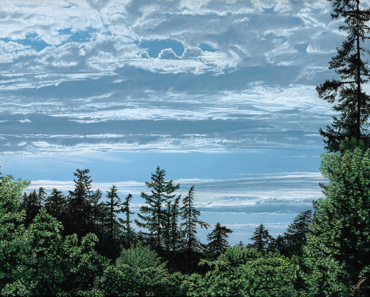 Cloudy with a Chance of Pinecones (Print)