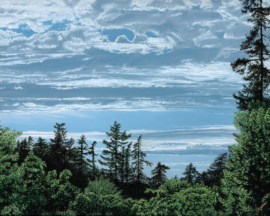 Cloudy with a Chance of Pinecones (Print)